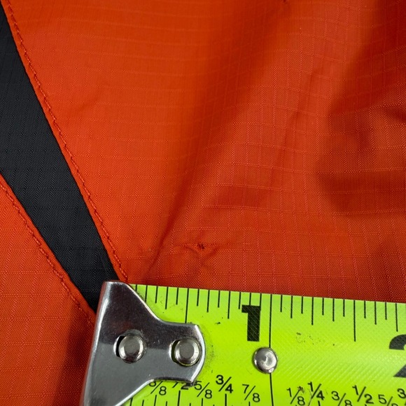 Gorpcore Colorblock Windbreaker North Face Full Zip Jacket Orange Navy TNF X M - Picture 5 of 12